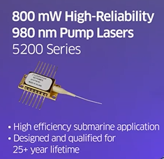 Lumentum推出革命性的980nm高功率泵浦激光器